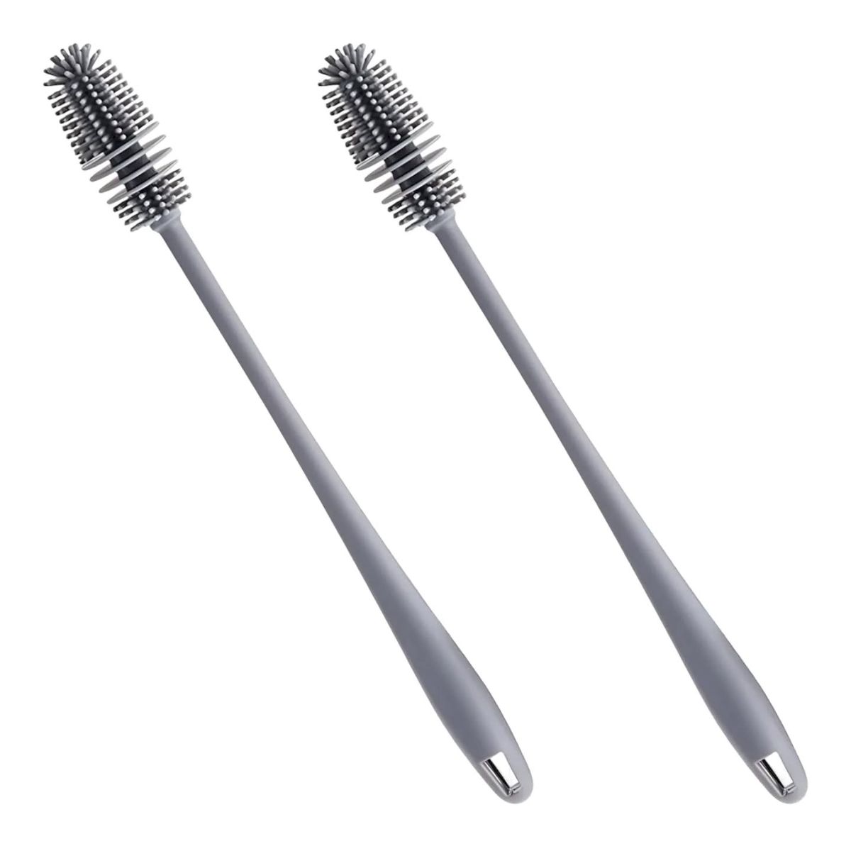 Silicone Bottle Cleaning Brush With Long Handler Milk Bottle Brush