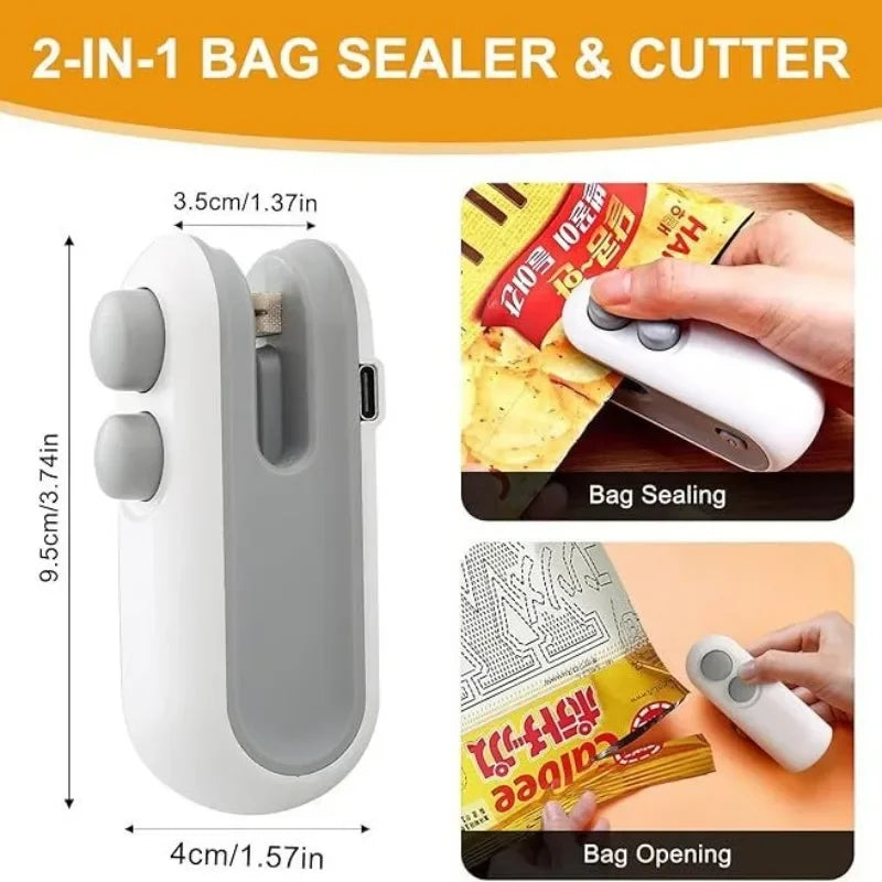 2-in-1 Food Bag Sealer