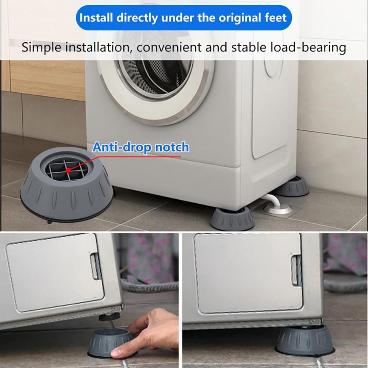 Anti‑Vibration Feet Pads (4Pcs )