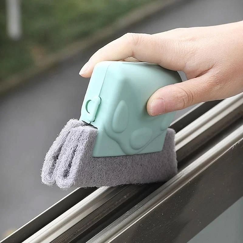 Window slot cleaning brush