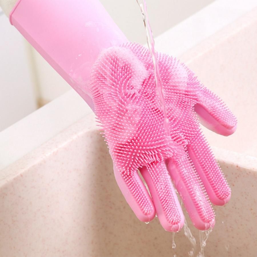 Magic Silicone Dish Washing Gloves
