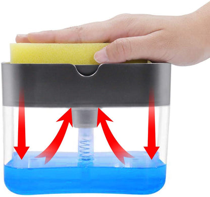 Soap pump with Sponge and box