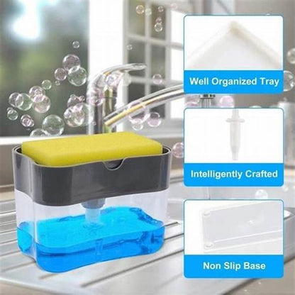 Soap pump with Sponge and box