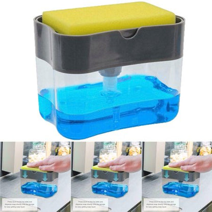 Soap pump with Sponge and box