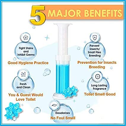 Toilet Cleaning Stamp Gel Toilet Injection Gel Flower Bathroom Cleaner Toilet Gel