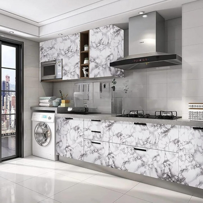 White Marble Sheet Sticker