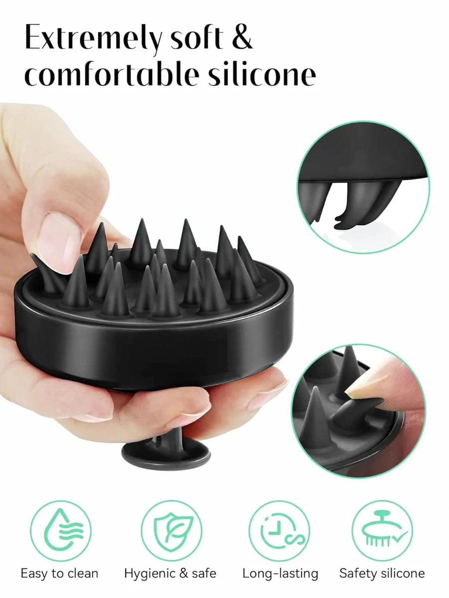 Scalp Hair Scrubber With Soft Bristles For All Type Of Hairs