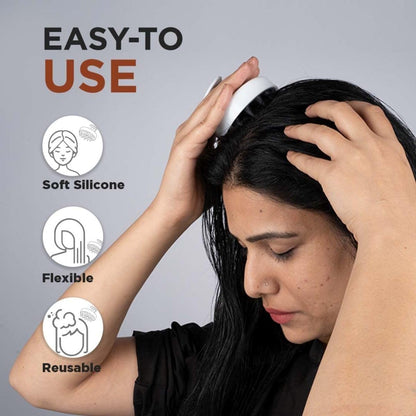Scalp Hair Scrubber With Soft Bristles For All Type Of Hairs