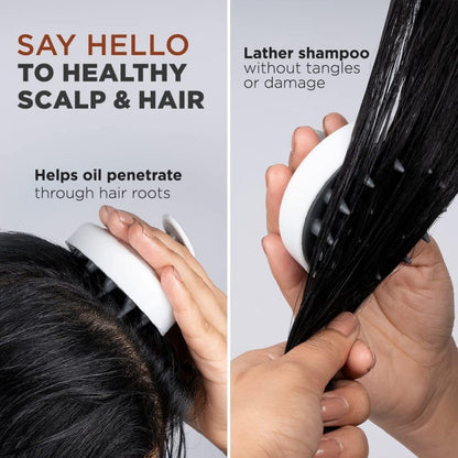 Scalp Hair Scrubber With Soft Bristles For All Type Of Hairs