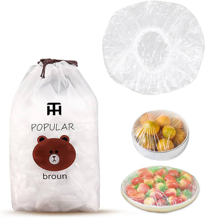 Disposable Food Cover Plastic Wrap (100 PCS)