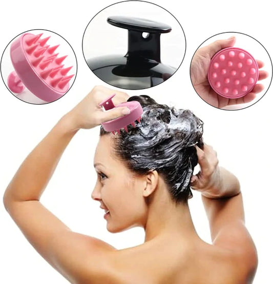 Scalp Hair Scrubber With Soft Bristles For All Type Of Hairs