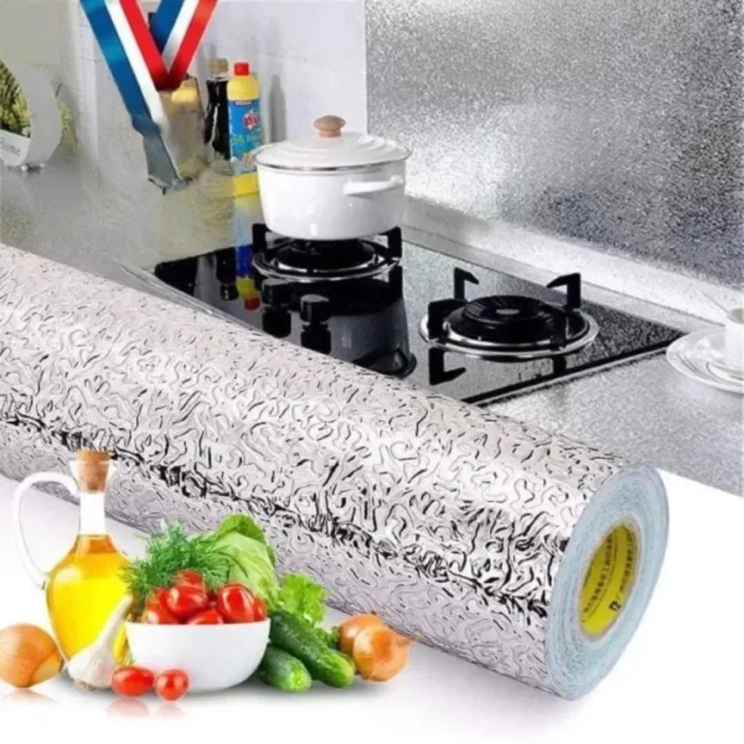 Silver Aluminum Foil Sheet 60×200cm (2M)