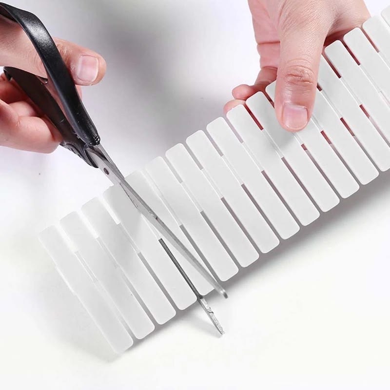 Pack Of 4 Plastic Drawer Dividers DIY Adjustable Partition Boards