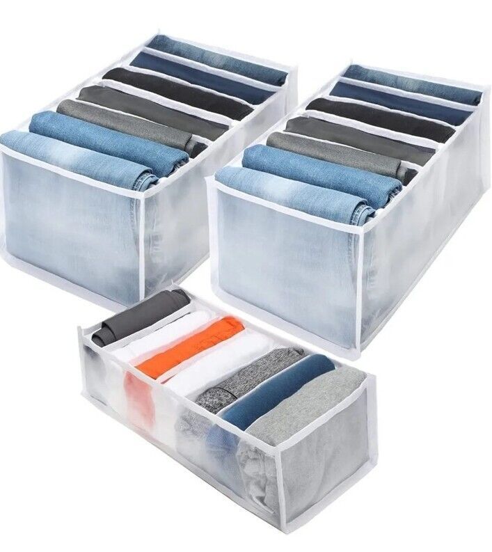 7 Grids Washable Wardrobe Clothes Organizer