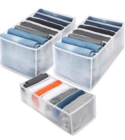 7 Grids Washable Wardrobe Clothes Organizer