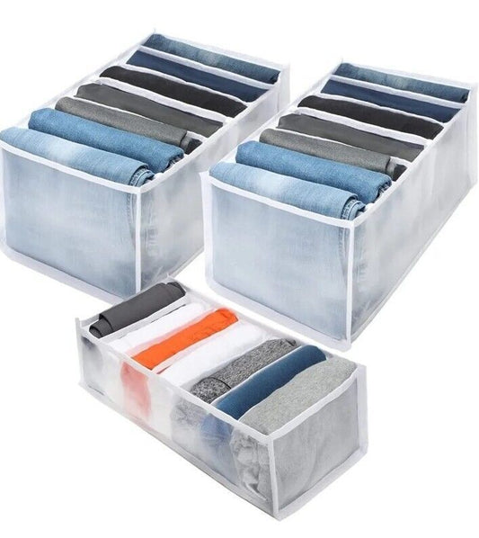 7 Grids Washable Wardrobe Clothes Organizer