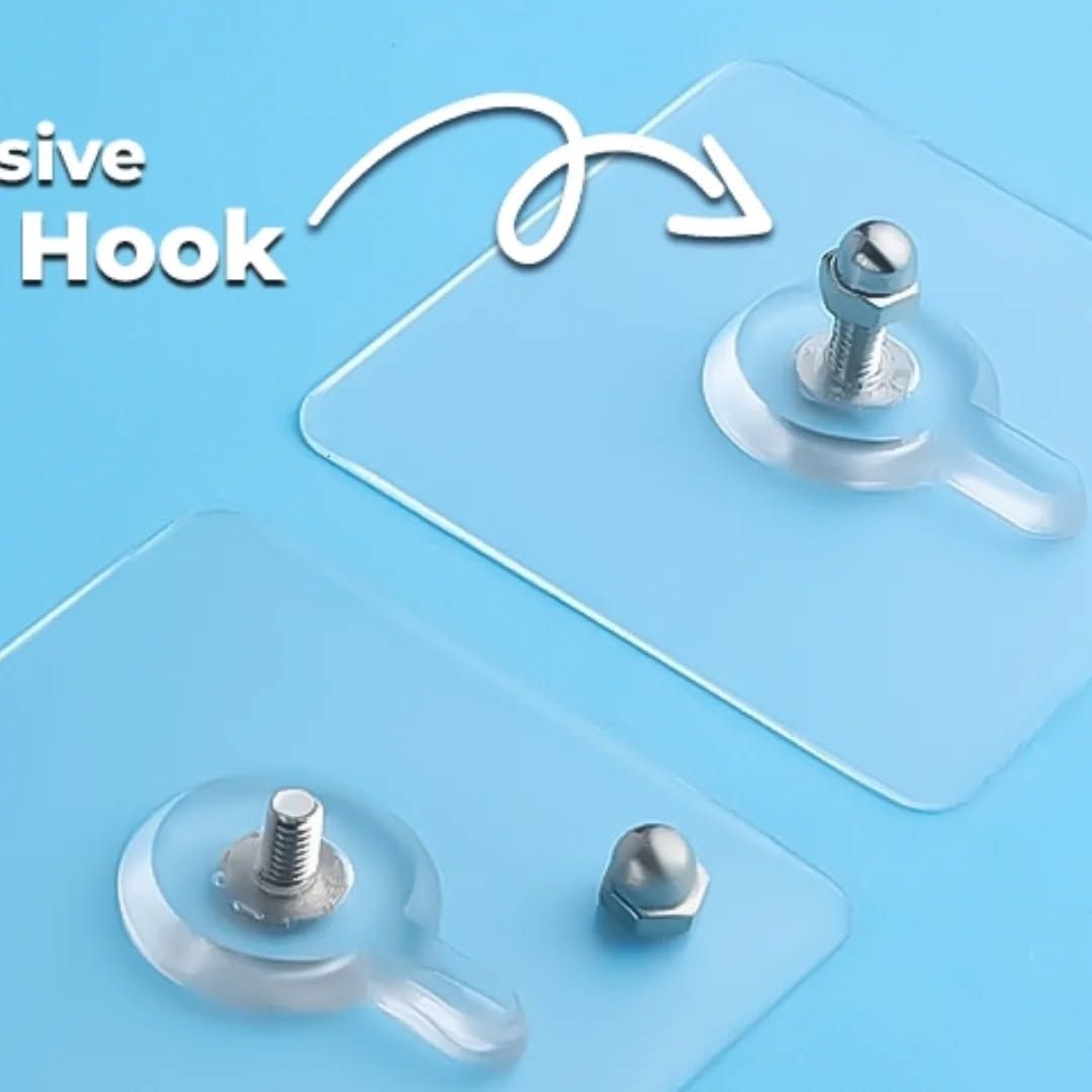Wall Hooks Sticker (Pack of 10)