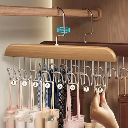 Wooden Multifunctional Hook Hanger