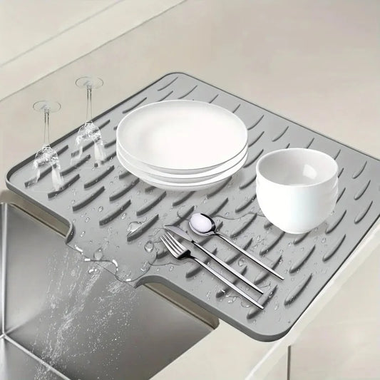 Big Size Silicone Sink Mat – Heat-Resistant Non-Slip Dish Drying & Drainage Mat