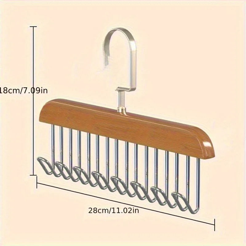 Wooden Multifunctional Hook Hanger