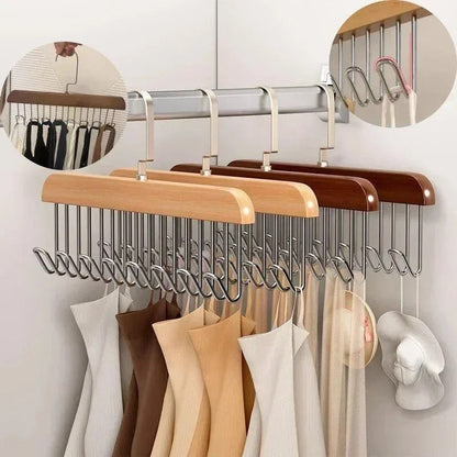 Wooden Multifunctional Hook Hanger