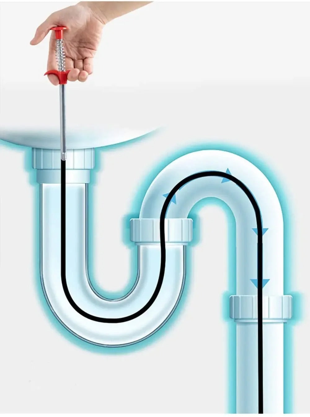 Stainless Steel Sink Wire Drain Cleaner