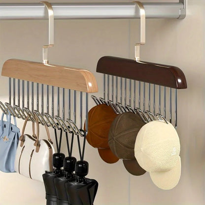 Wooden Multifunctional Hook Hanger