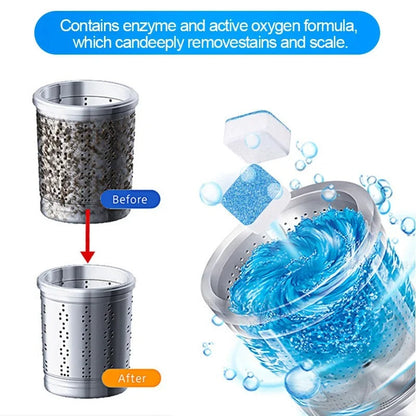 Original China Imported Washing Machine Cleaner - 12 Tablets