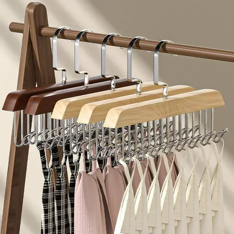 Wooden Multifunctional Hook Hanger