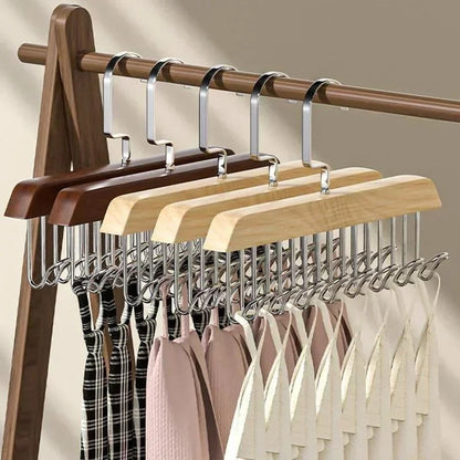 Wooden Multifunctional Hook Hanger