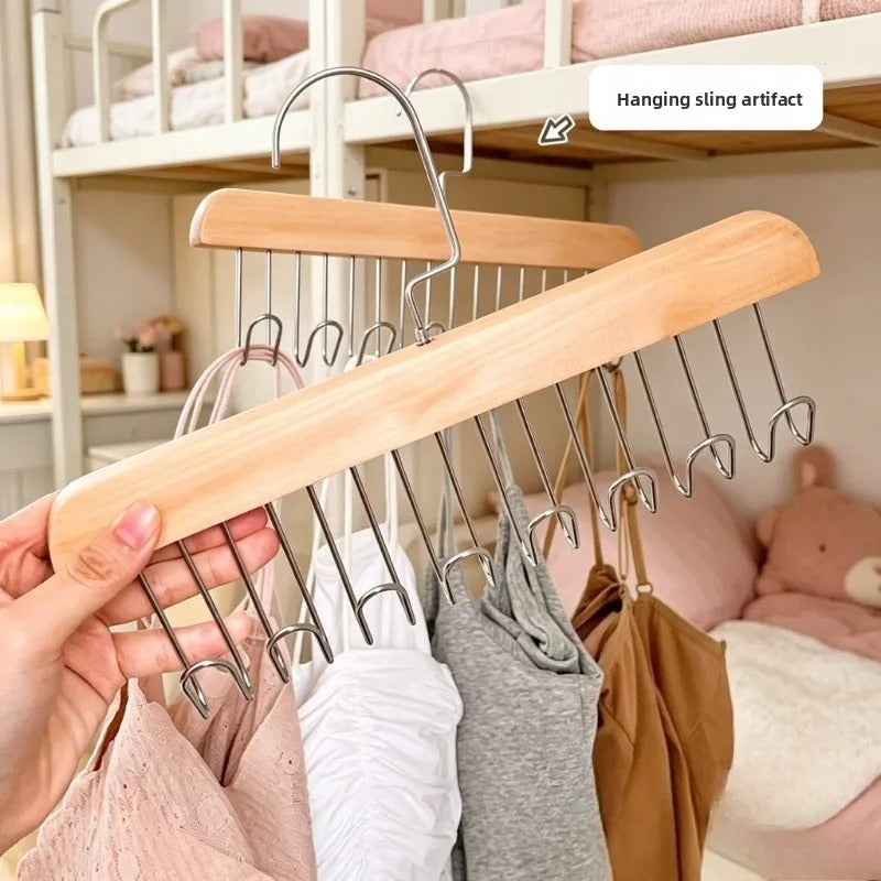 Wooden Multifunctional Hook Hanger