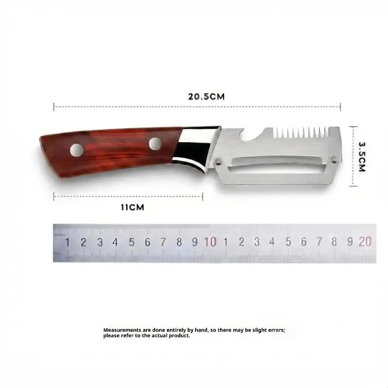 3 in1 Peeler Knife Stainless Steel