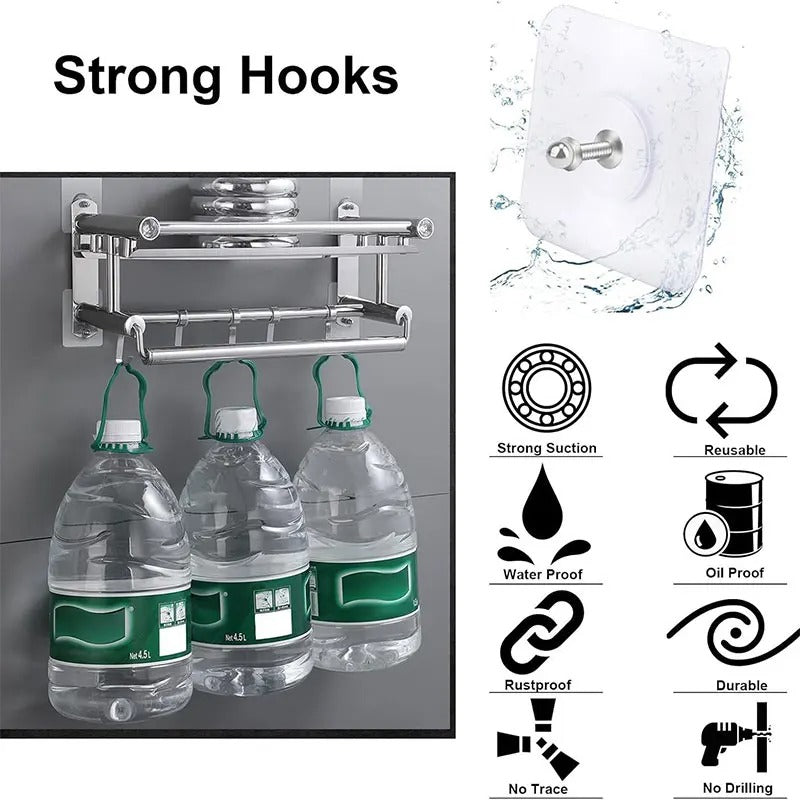 Wall Hooks Sticker (Pack of 10)